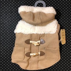 The most adorable Sherpa doggie jacket ever!
